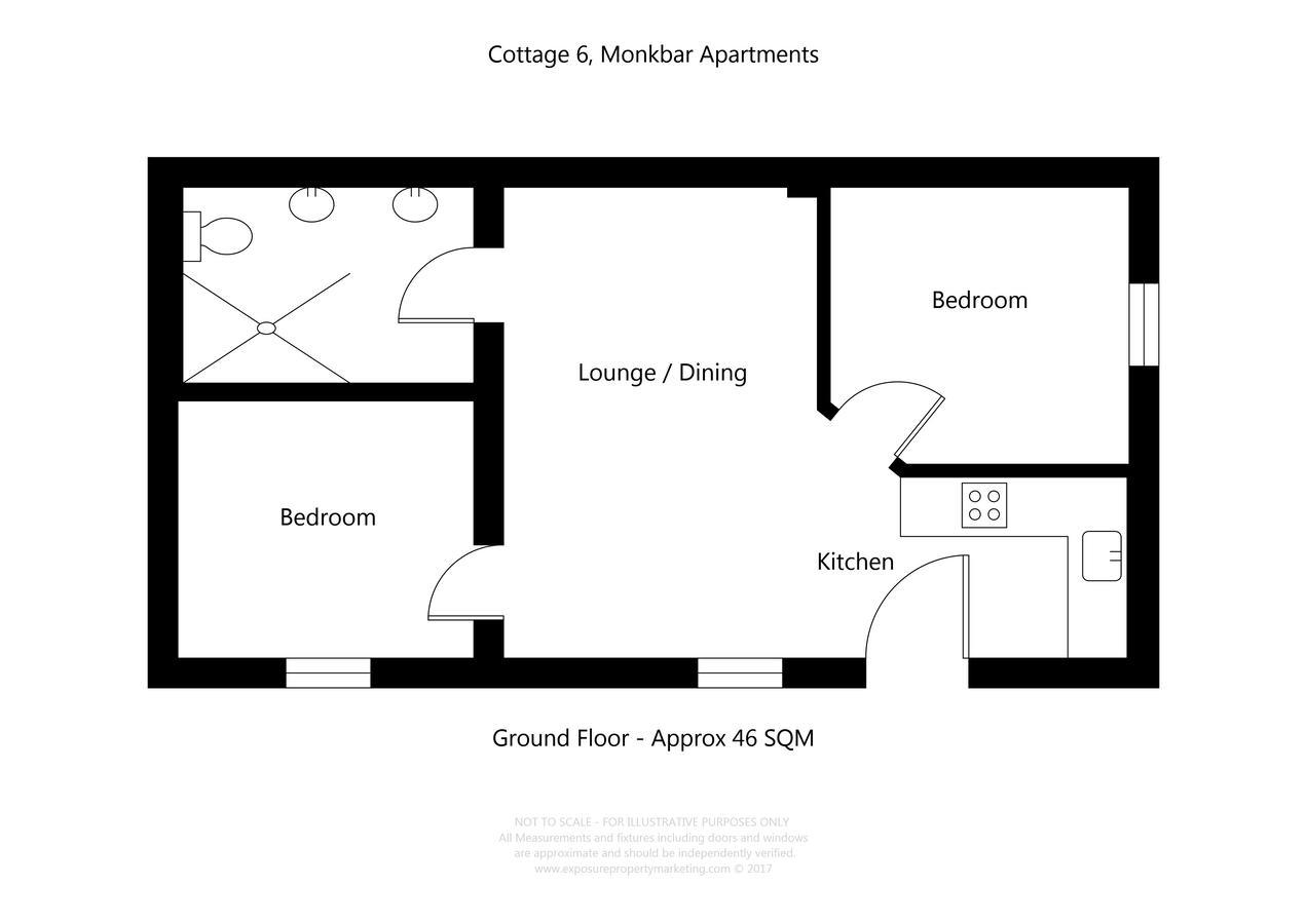 No6 - Two-Bedroom Apartment - Ground Floor