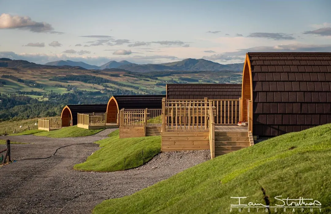 Farragon Luxury Glamping Pod With Hot Tub & Pet Friendly At Pitilie Pods-1