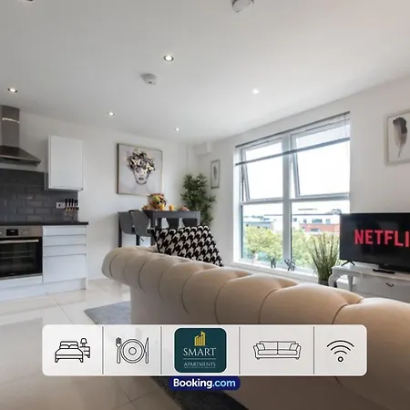 Relaxing Atlantic Mansions By Smart Apartments Short Lets & Serviced Accommodation Apartment Southampton With Free Wifi-3