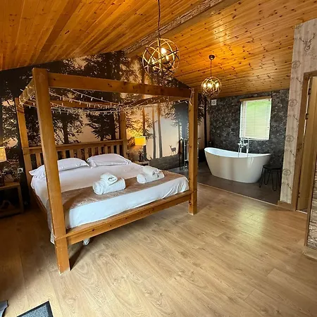 Roe Lodge At Owlet Hideaway - With Hot Tub, Near York-2