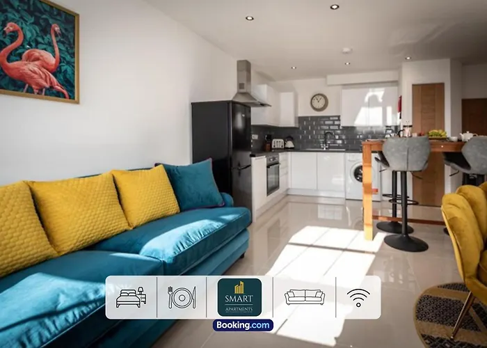 Relaxing Atlantic Mansions By Smart Apartments Short Lets & Serviced Accommodation Apartment Southampton With Free Wifi