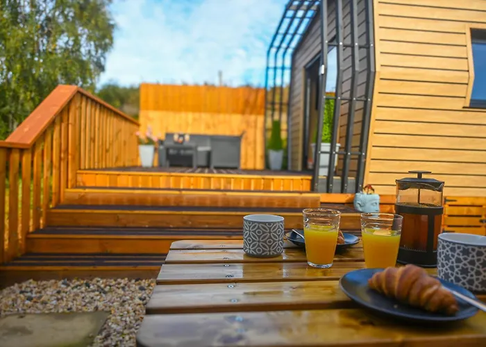 Newmore Highland Pods With Hot Tubs On Nc500
