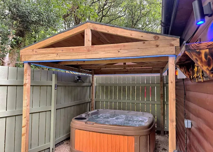 Wren 23-Hot Tub-Woodland Lodges-Tenby-Pembroke