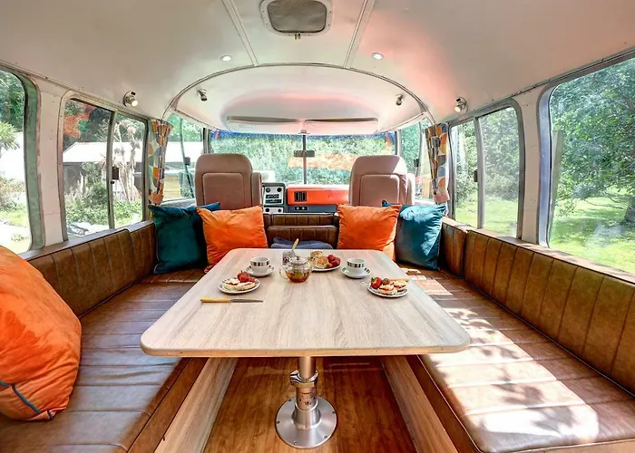 Glamping 1970 American Airstream Motorhome Ponsanooth, United Kingdom