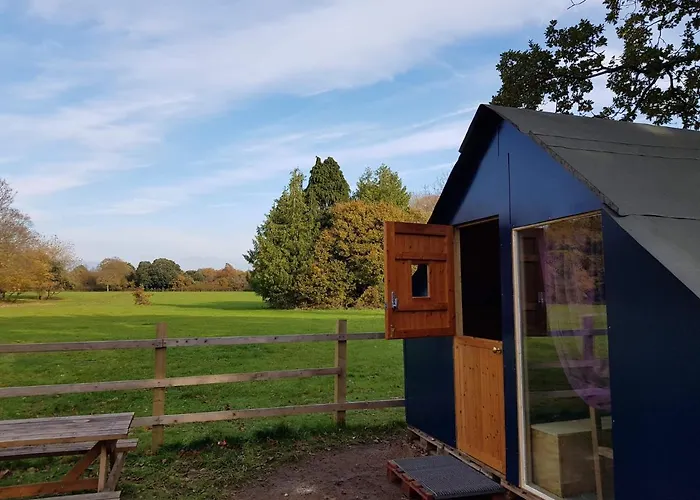 Bell Tent Glamping At Royal Victoria Country Park